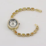 Reloj de Ópalo Welo y Cubic zirconia con baño en oro 18k - Relojes