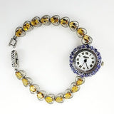 Reloj de Tanzanitas y Citrino - Relojes