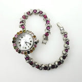 Reloj de Turmalinas y Granate rodolito - Relojes
