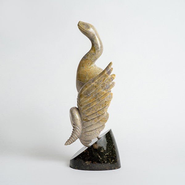 Serpiente alada - Talla en piedra