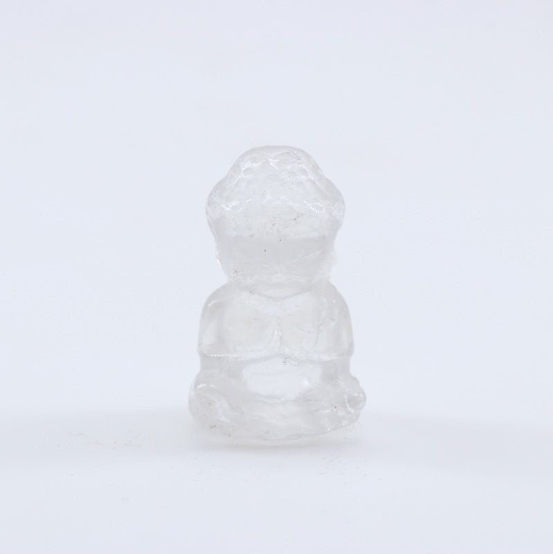 Talla Buda en Cuarzo Cristal - Talla en piedra