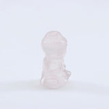 Talla Buda en Cuarzo Rosa - Talla en piedra