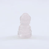 Talla Buda en Cuarzo Rosa - Talla en piedra