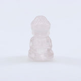Talla Buda en Cuarzo Rosa - Talla en piedra