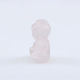 Talla Buda en Cuarzo Rosa - Talla en piedra