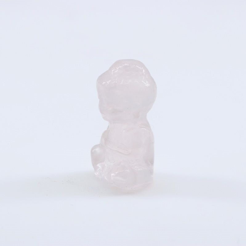 Talla Buda en Cuarzo Rosa - Talla en piedra