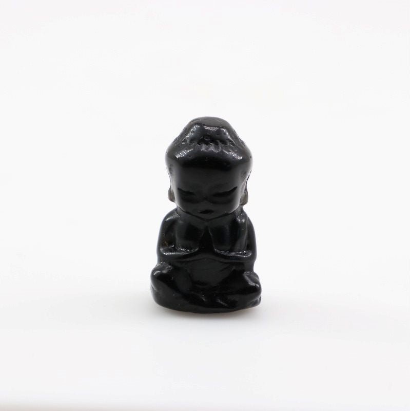 Talla Buda en Obsidiana negra - Talla en piedra