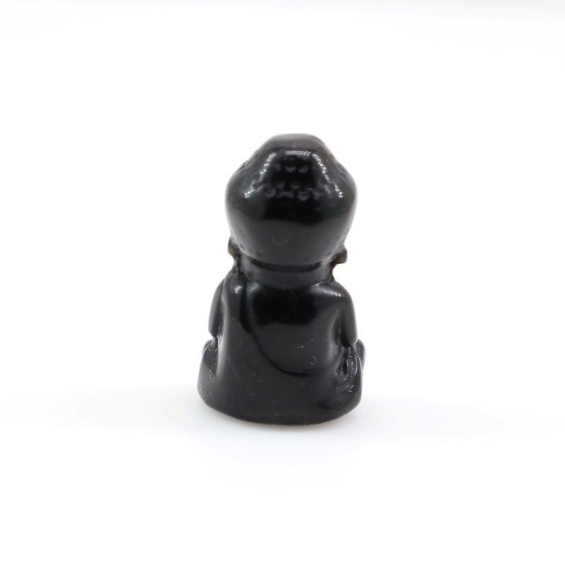 Talla Buda en Obsidiana negra - Talla en piedra